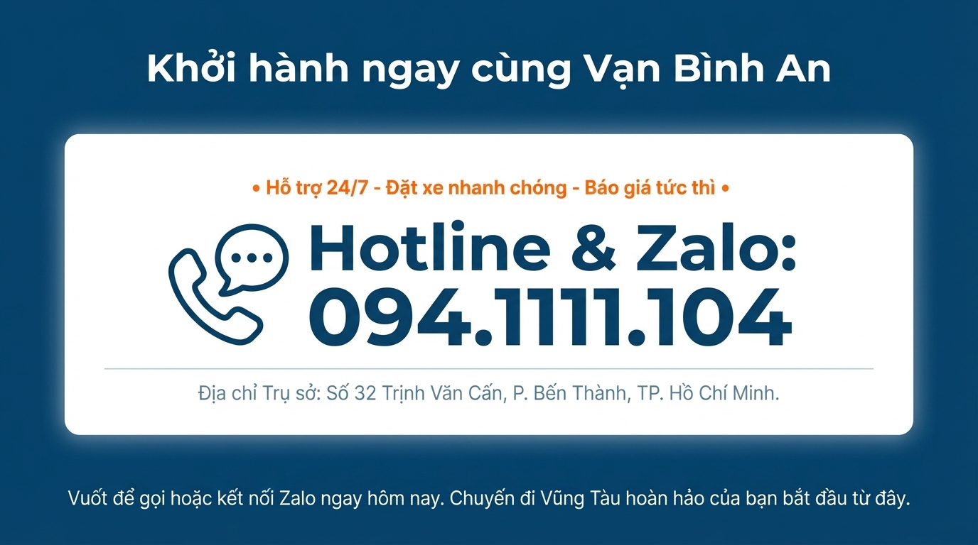 xe du lịch vũng tàu